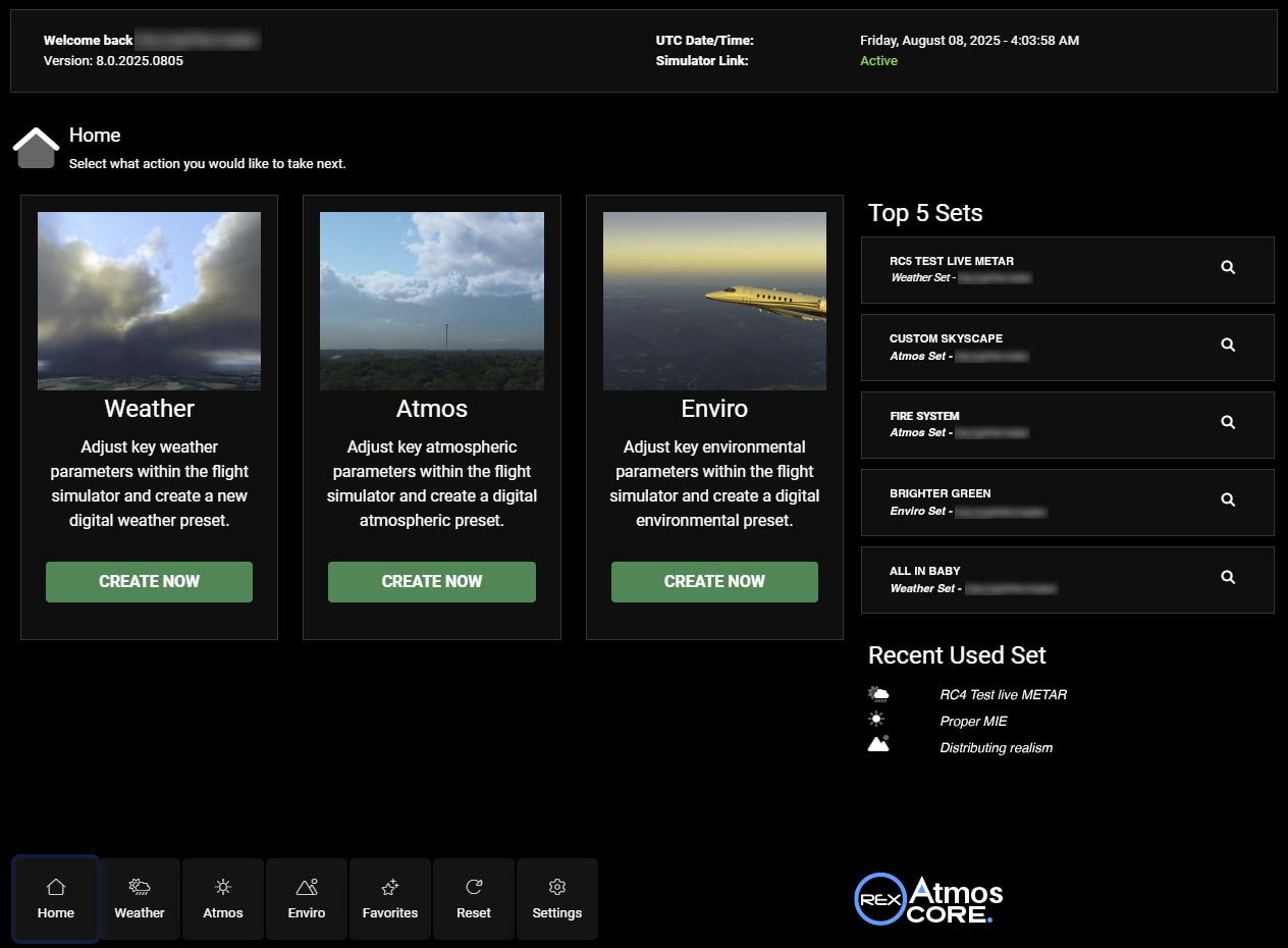 CORE Home UI